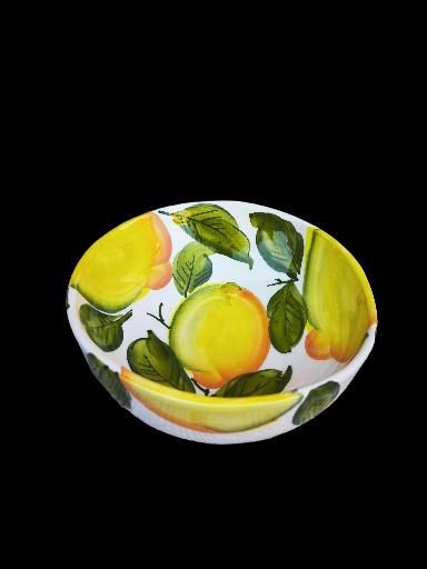 Ciotole in ceramica decoro limoni dipinte a mano - Hand-Painted Lemon Ceramic Bowl