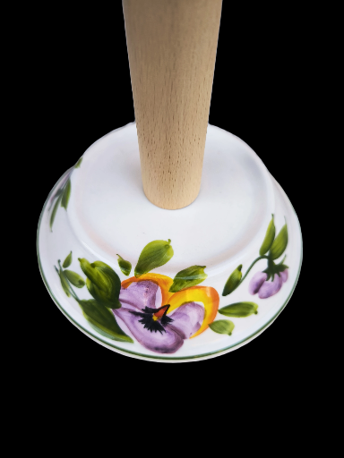 Porta asciugamani di carta dipinto a mano - Hand-Painted Paper Towel Holder