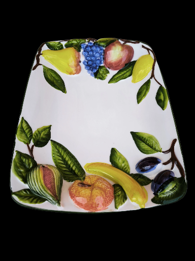 Fruttiera in ceramica rettangolare - Decorative Fruit Ceramic Plate