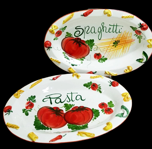 Piatto da portata in ceramica per pasta - Ceramic Pasta Serving Platter