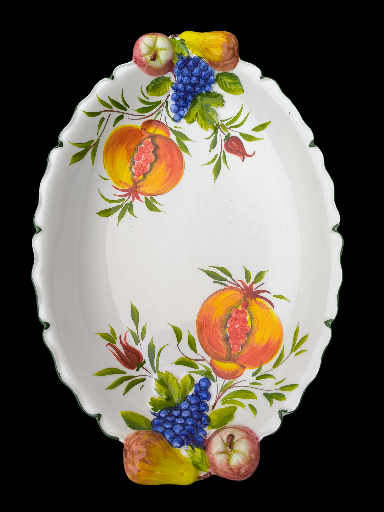 Fruttiera in ceramica dipinta a mano - Hand-Painted Fruit Ceramic Platter