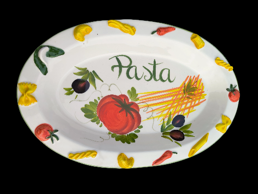 Piatto da portata in ceramica per pasta - Ceramic Pasta Serving Platter