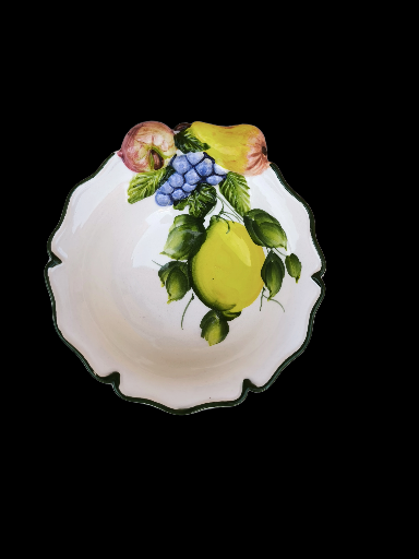 Fruttiera in ceramica dipinta a mano - Hand-Painted Ceramic Fruit Bowl