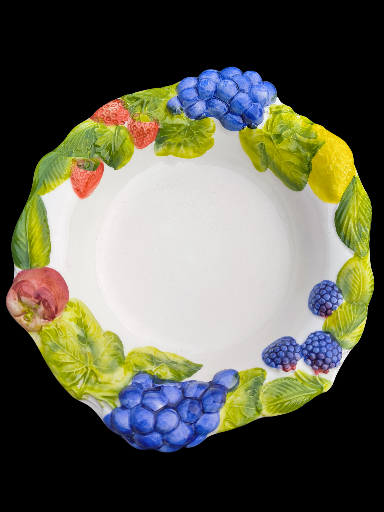 Ciotola in ceramica a tema frutta - Fruit-Themed Ceramic Plate