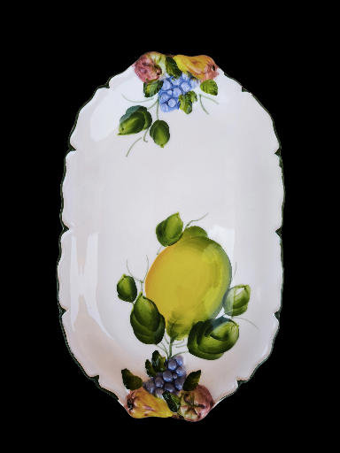 Fruttiera in ceramica dipinta a mano - Hand-Painted Fruit Ceramic Platter
