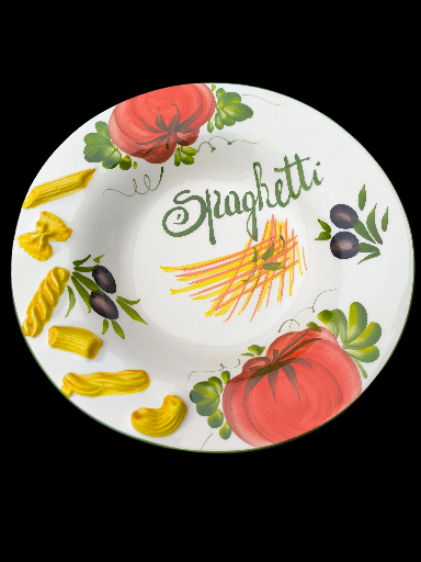 Piatto per spaghetti o pasta - Italian Spaghetti Plate