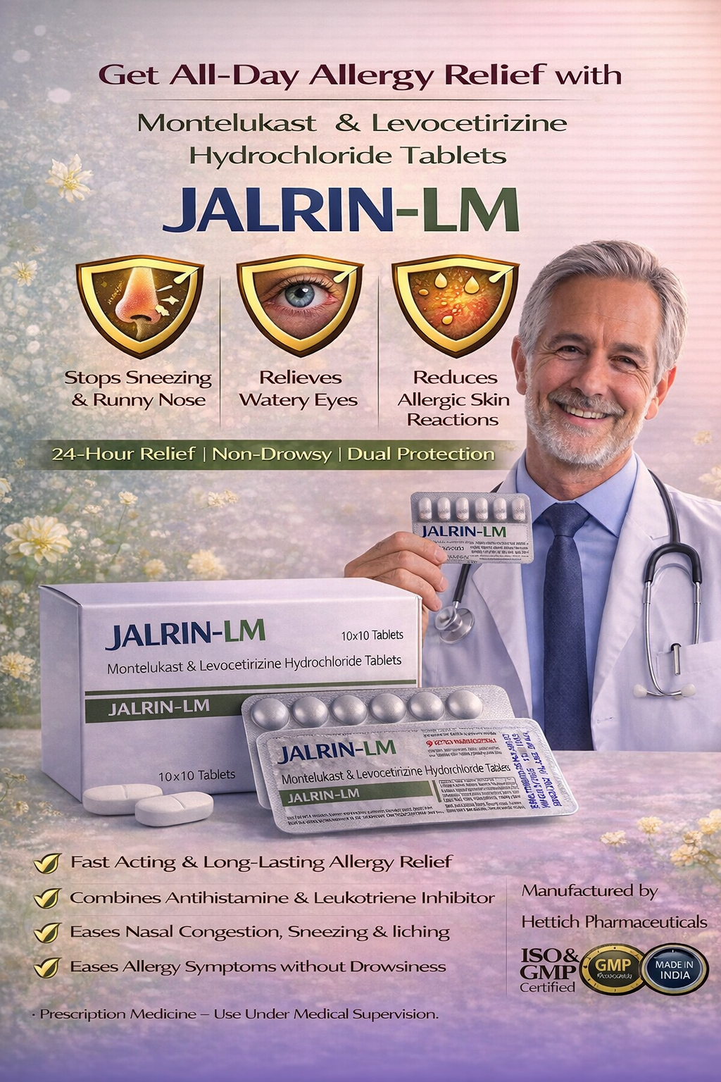 JALRIN-LM Tablets (Montelukast & Levocetirizine Hydrochloride)