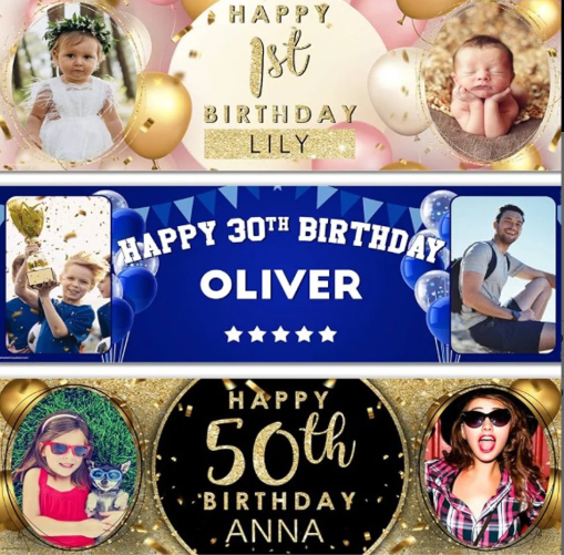 Personalized event  Banner