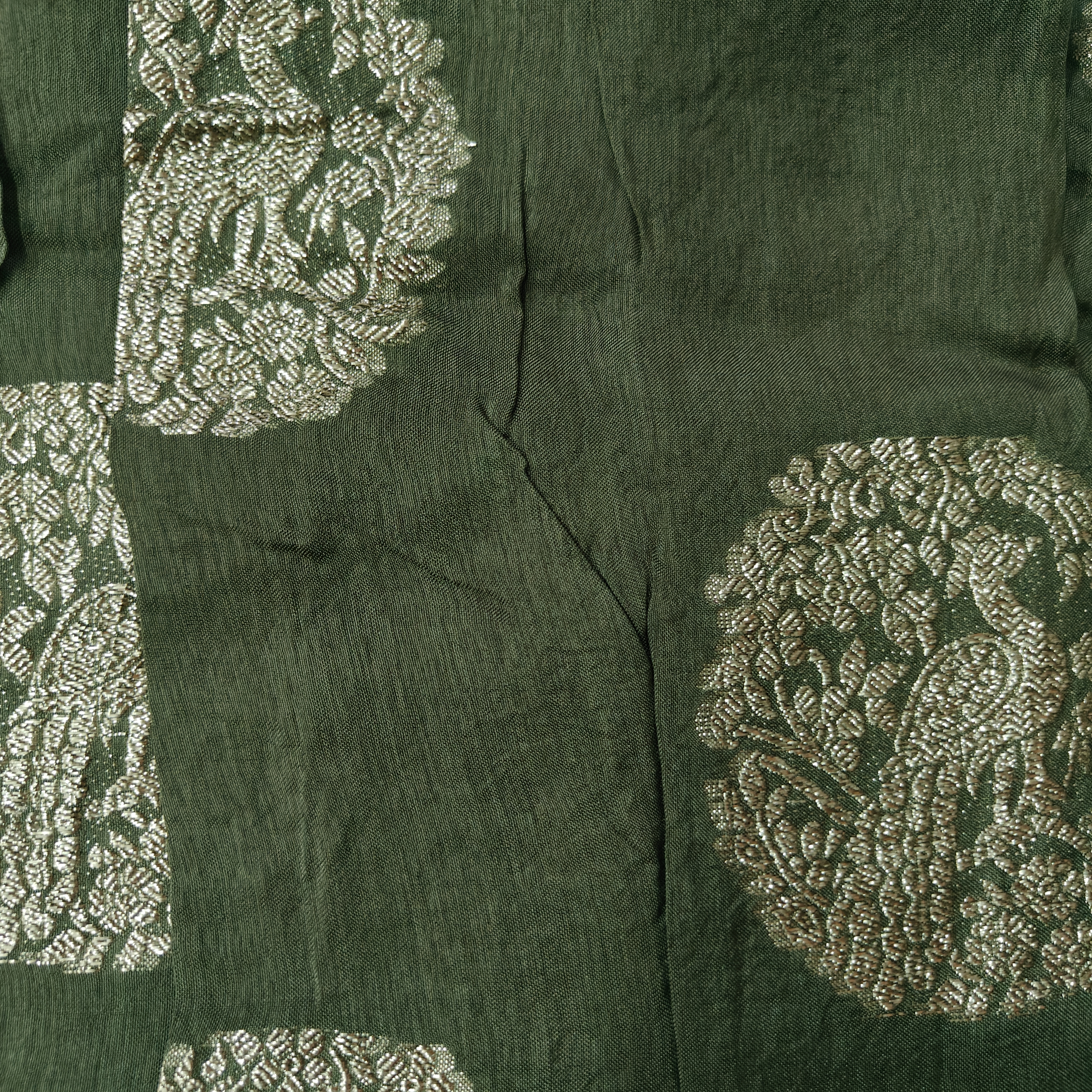 Floral Print Saree with Contrast Blouse