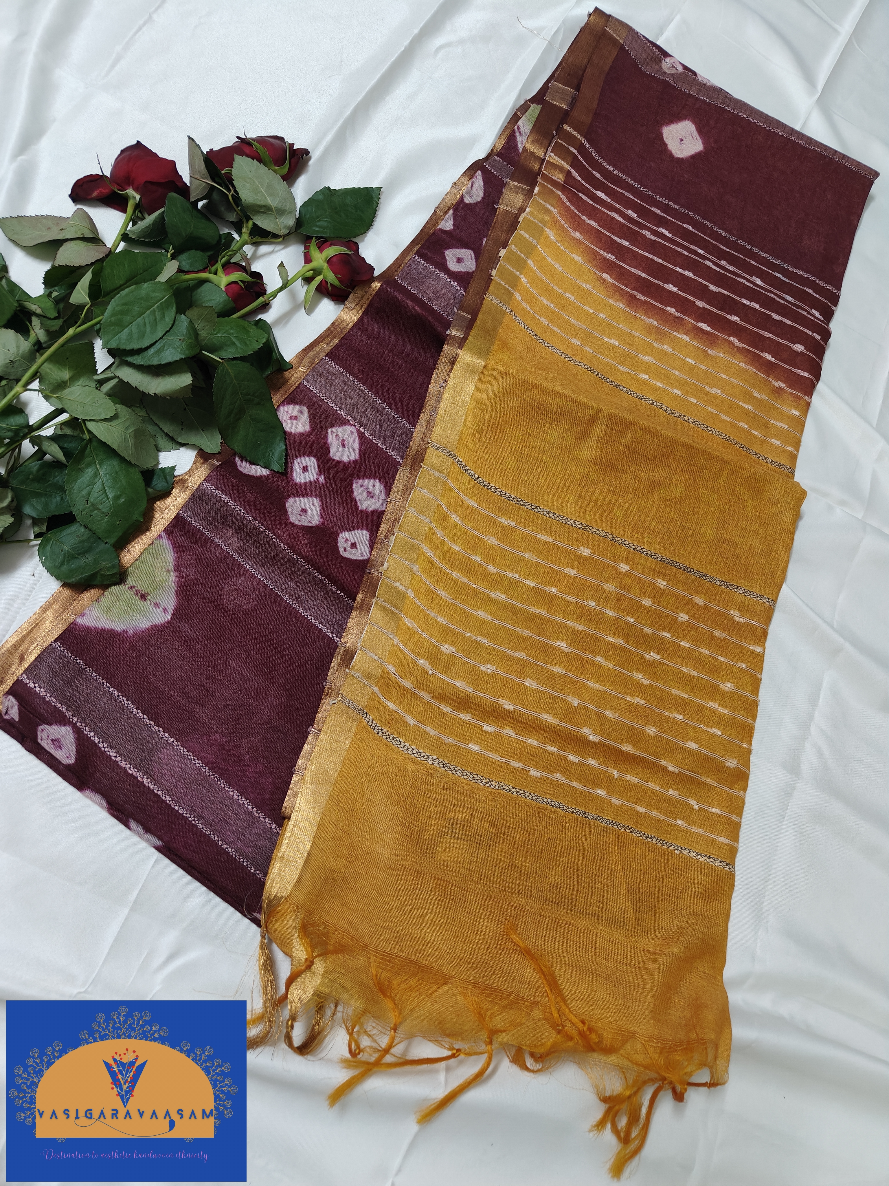 Handcrafted Batik Cotton Saree