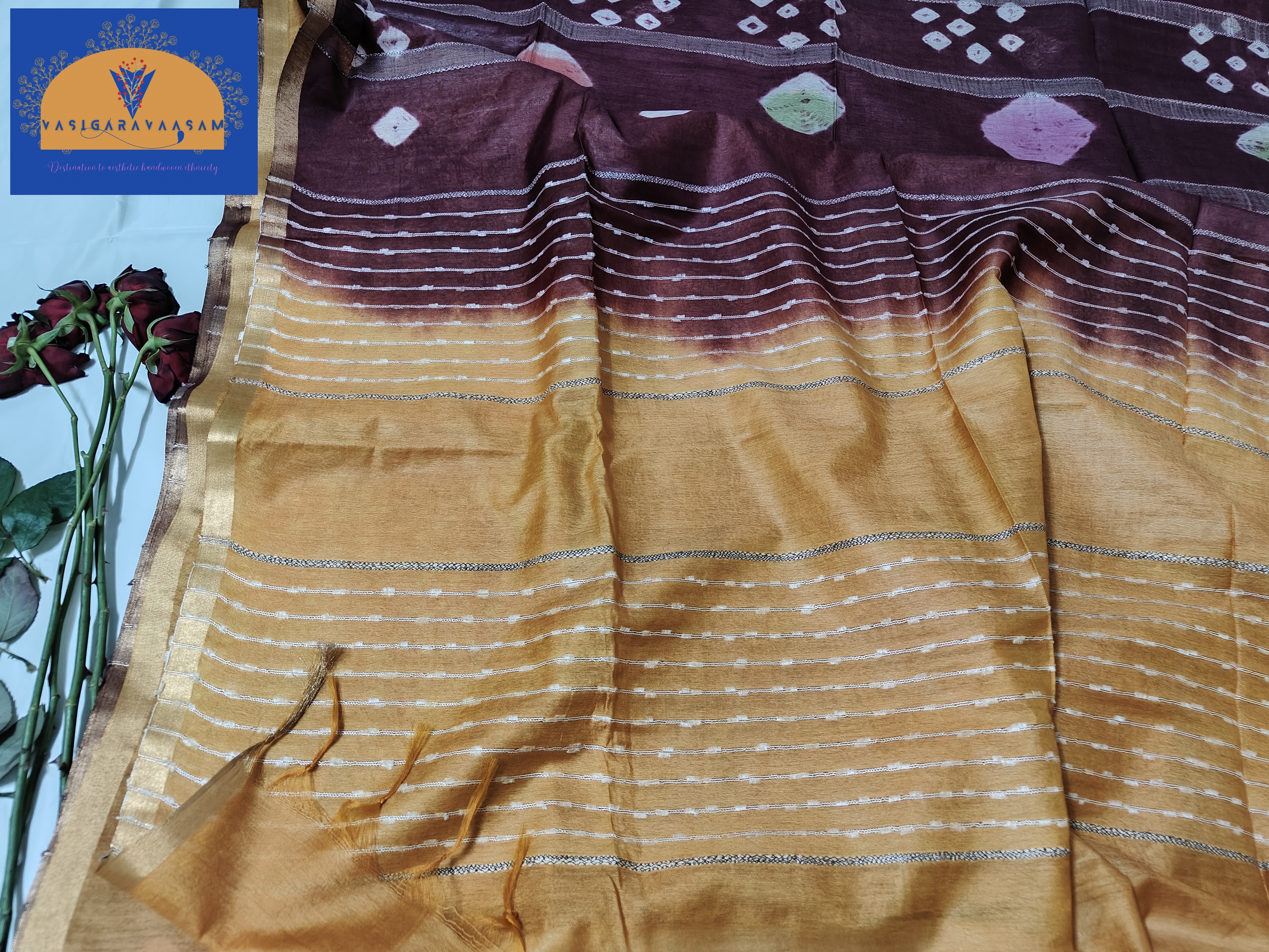 Handcrafted Batik Cotton Saree
