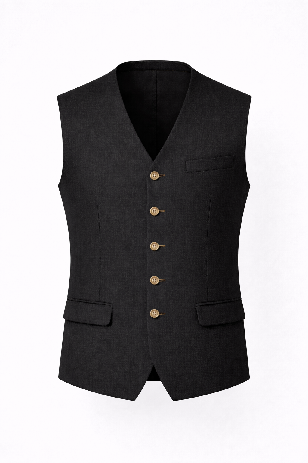 Classic Black Waistcoat