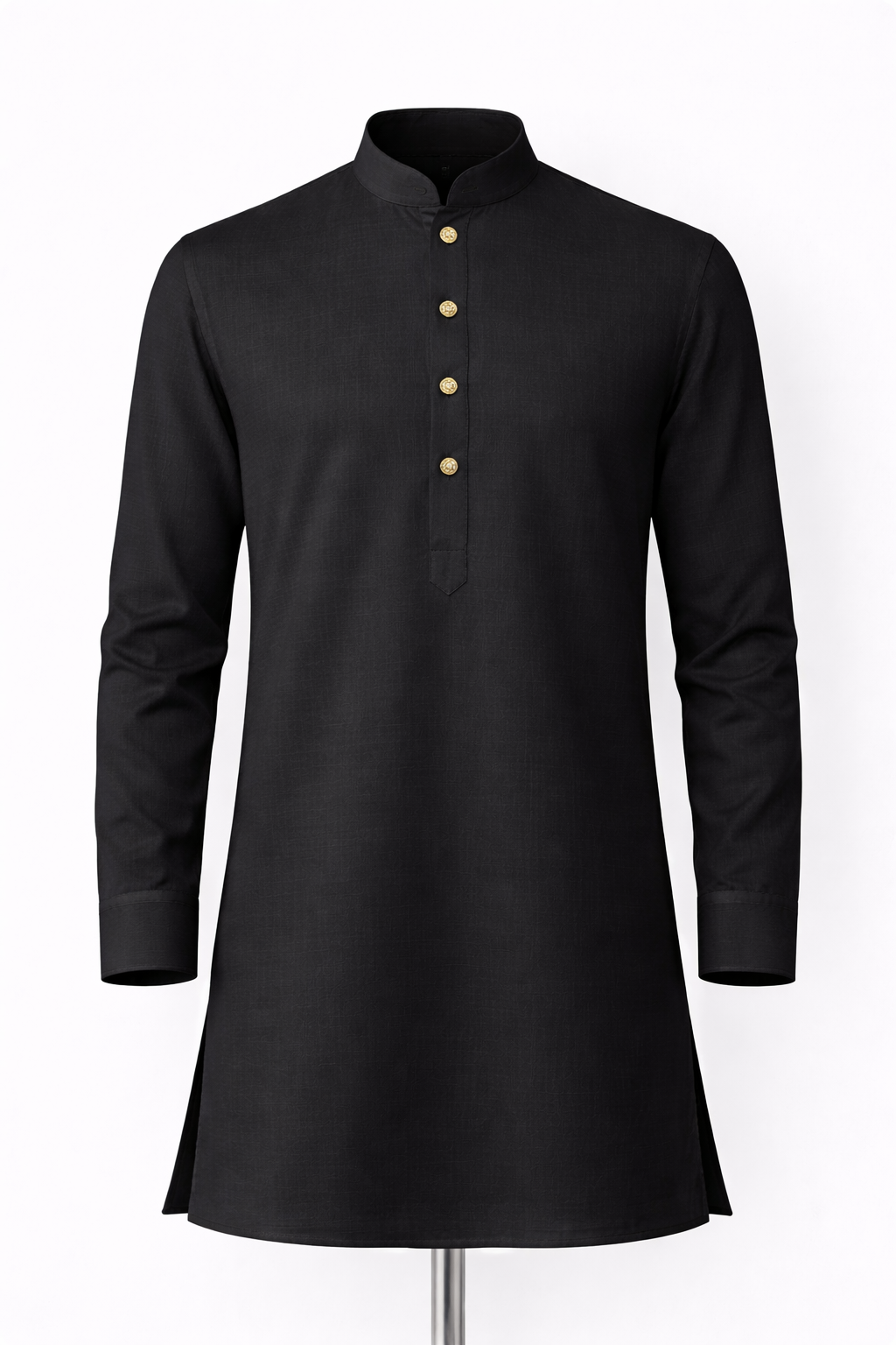 Classic Black Kurta