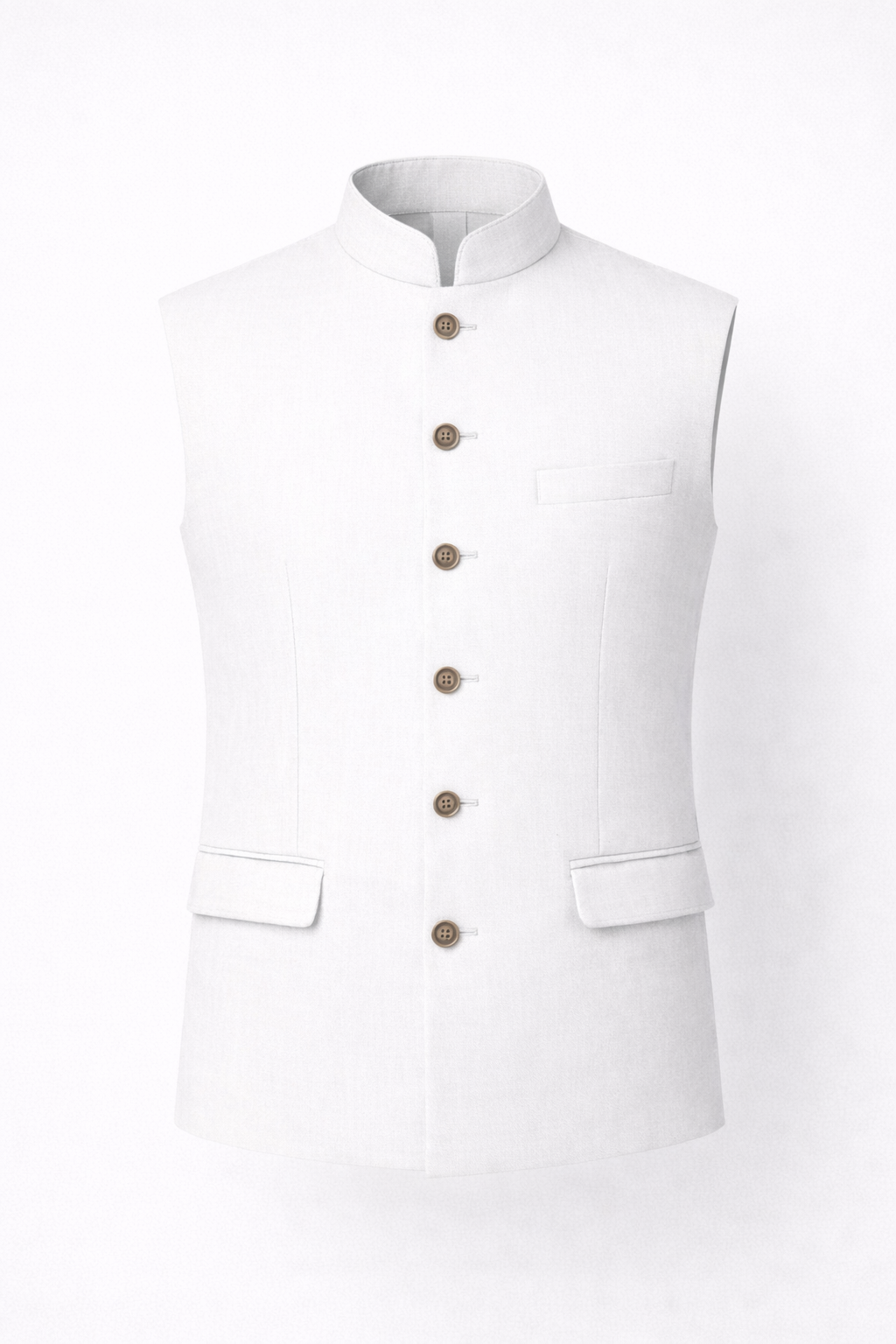 Classic White Nehru Jacket