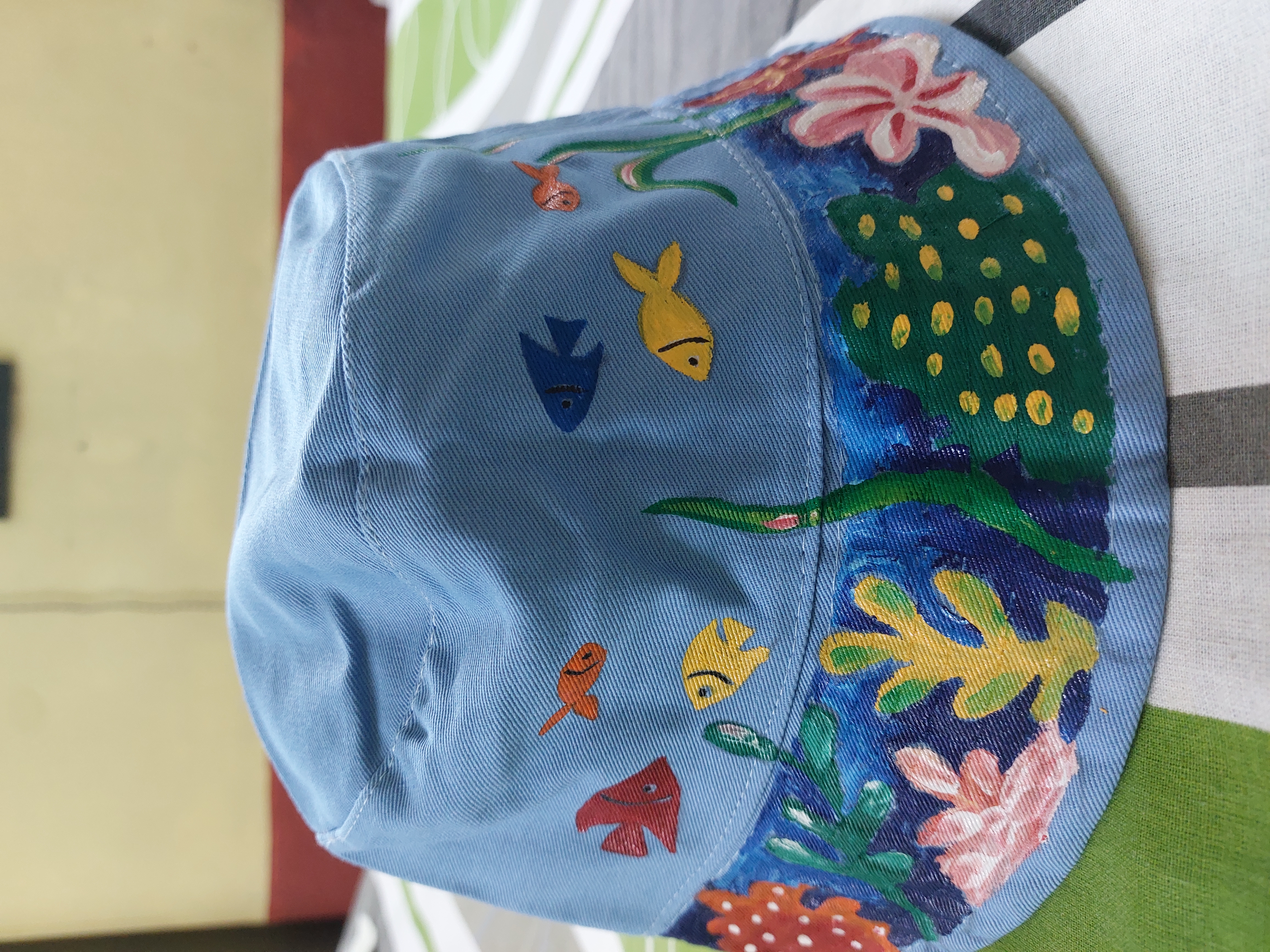 Hand-Painted Hat