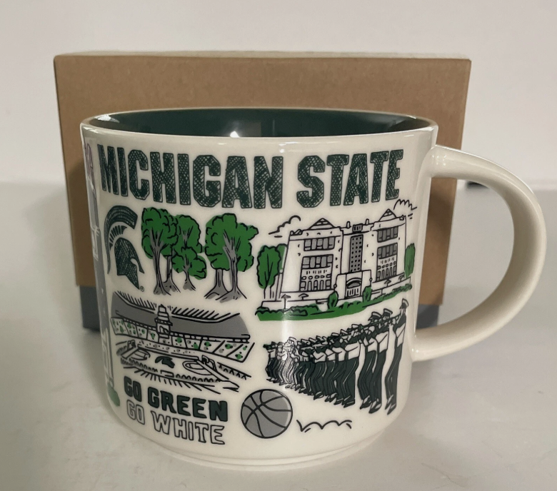 ADD-ON: Michigan State Starbucks Coffee Mug