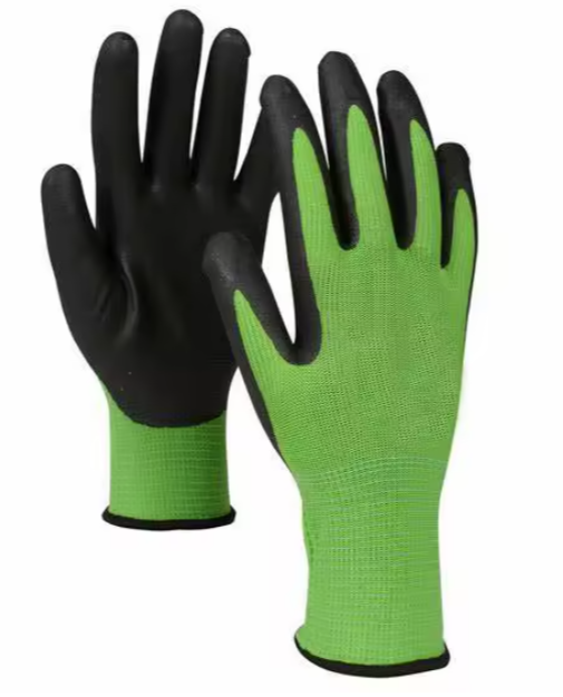 Green Work Gloves