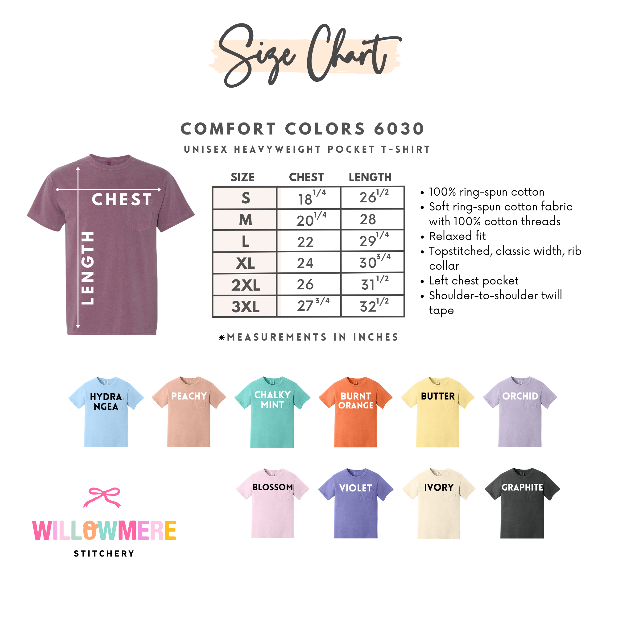 Neon Bass Embroidered Comfort Colors Pocket T-Shirt