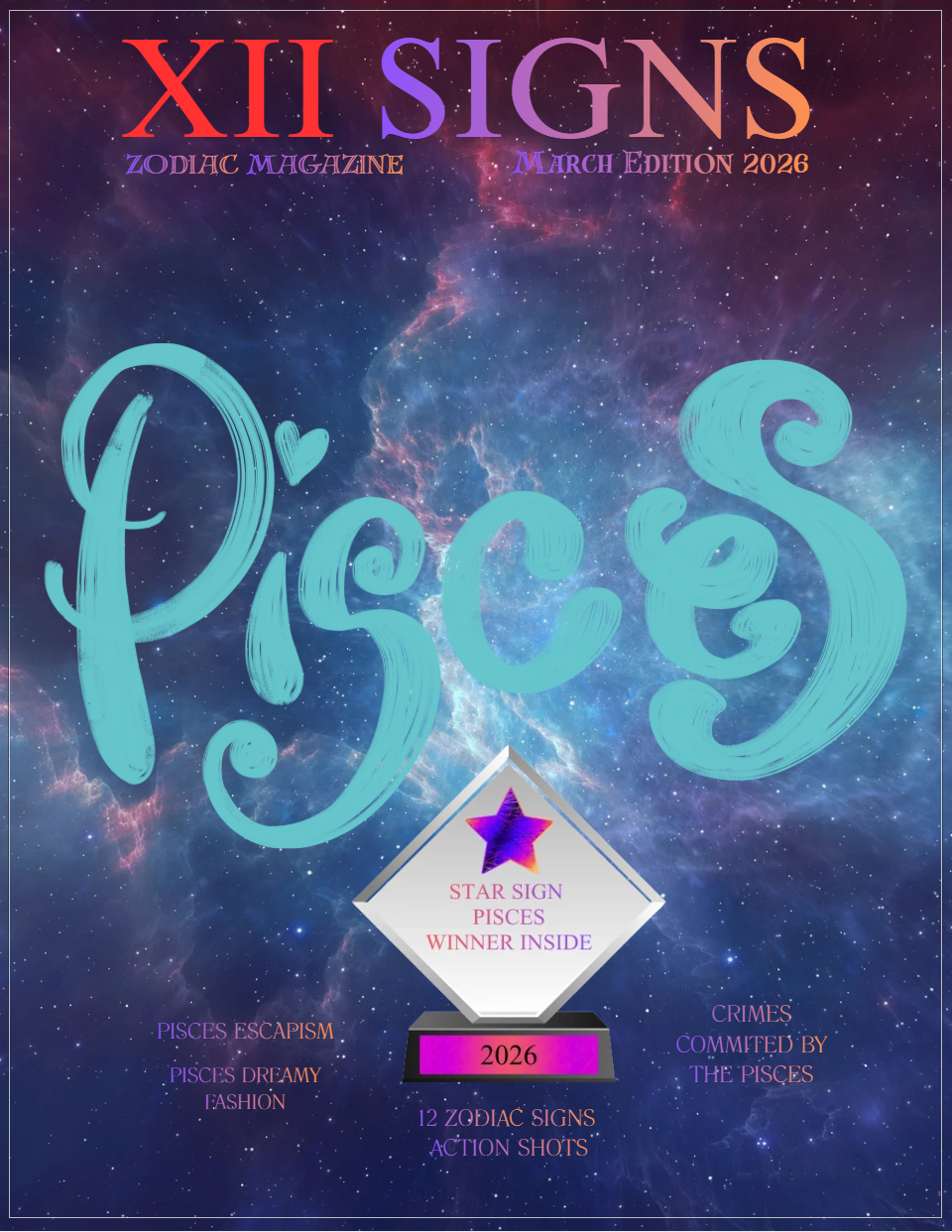 Pisces Zodiac Digital Magazine