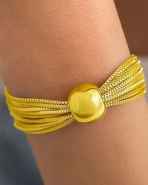 Ball Design Bracelet in One Gram Gold Plated