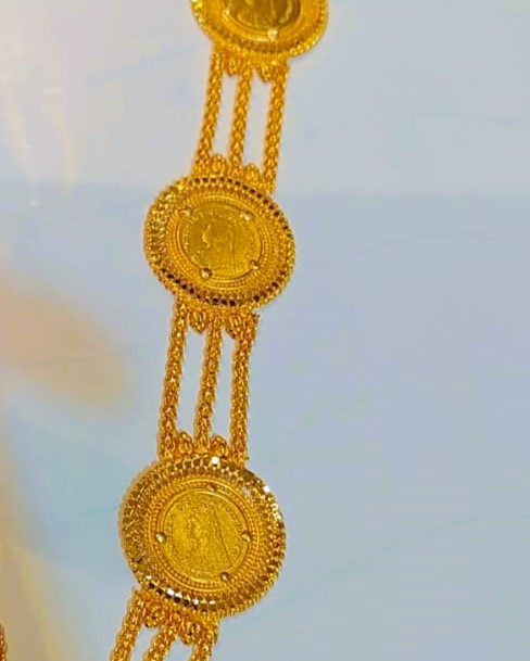 Coin Traditional Gold Plated Necklace