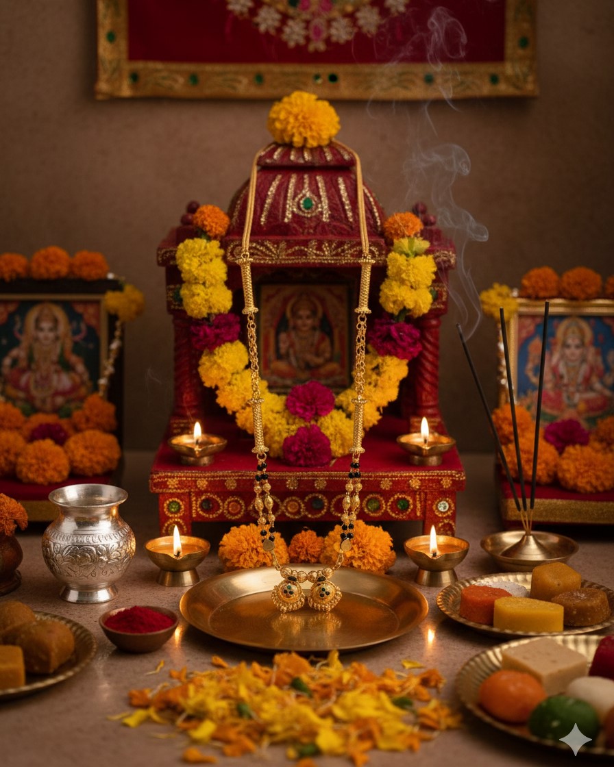 Traditional Gold-Plated Mangalsutra