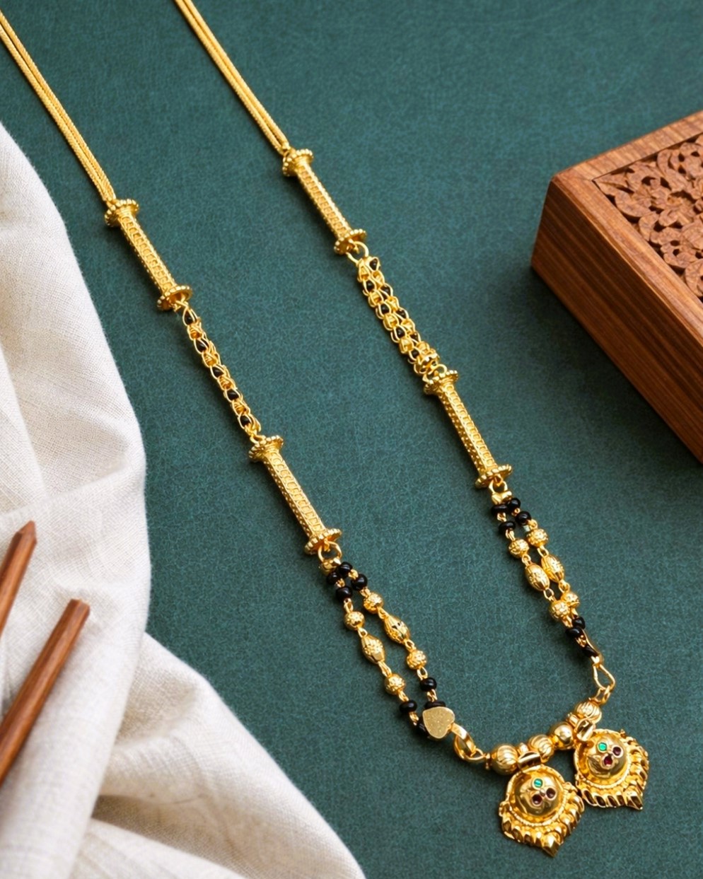 Traditional Gold-Plated Mangalsutra