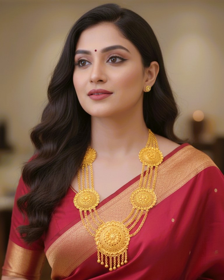 Coin Traditional Gold Plated Necklace