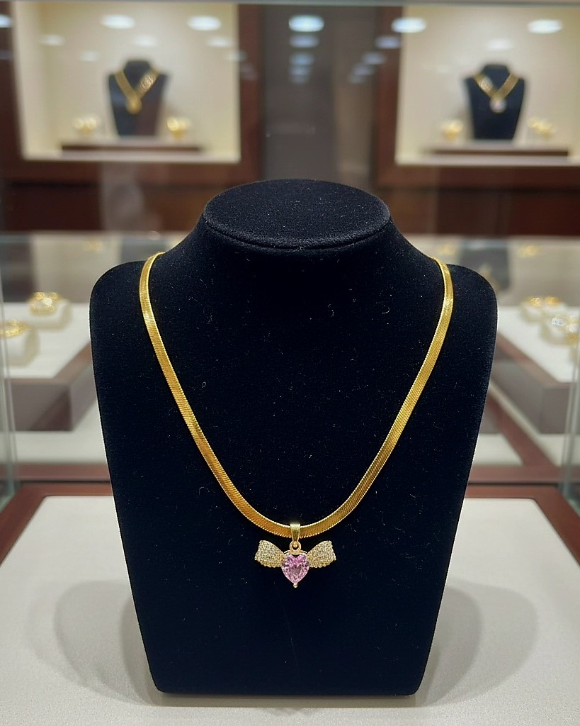 Snake Necklace with18 carrat Gold Plated