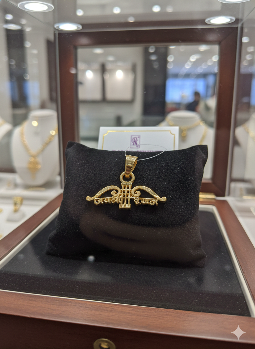 Pendant Jai Sriram Gold Plated Daily Use Product