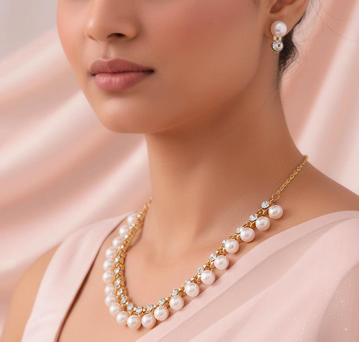 Pearl Necklace Set