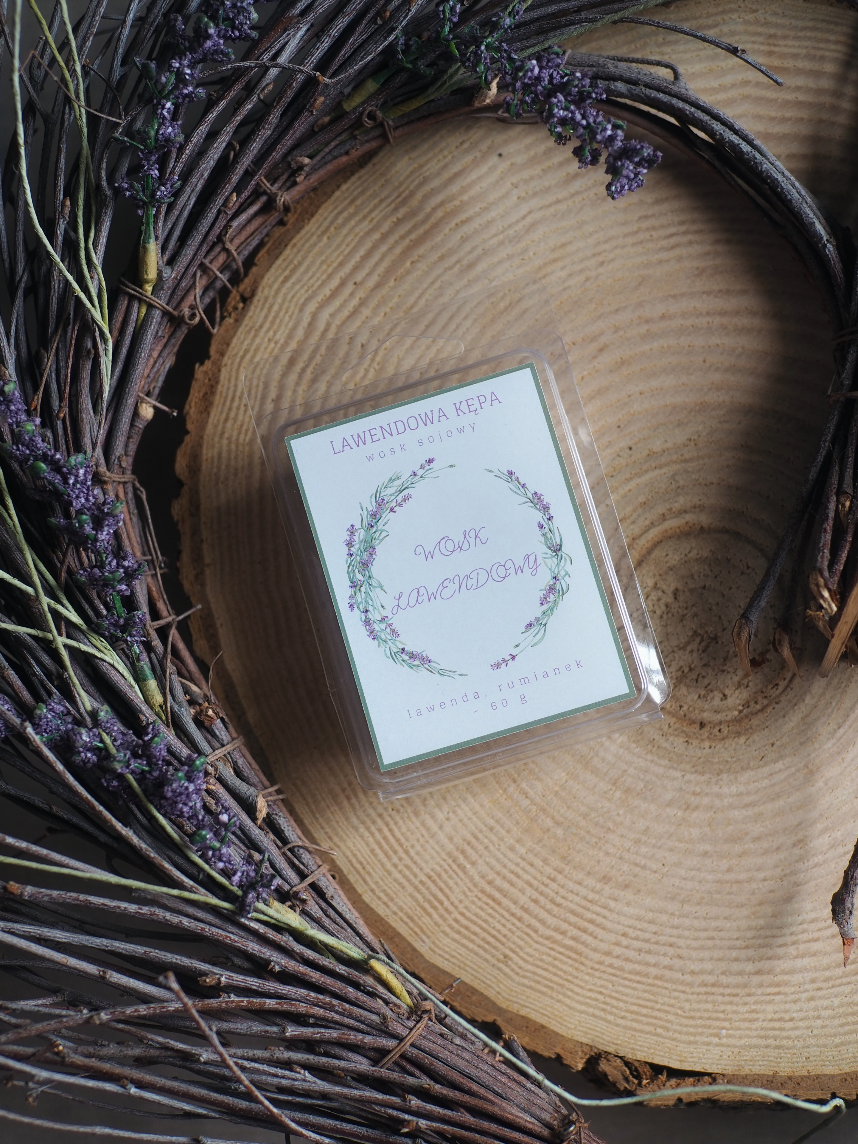 Wosk lawendowy – wosk sojowy