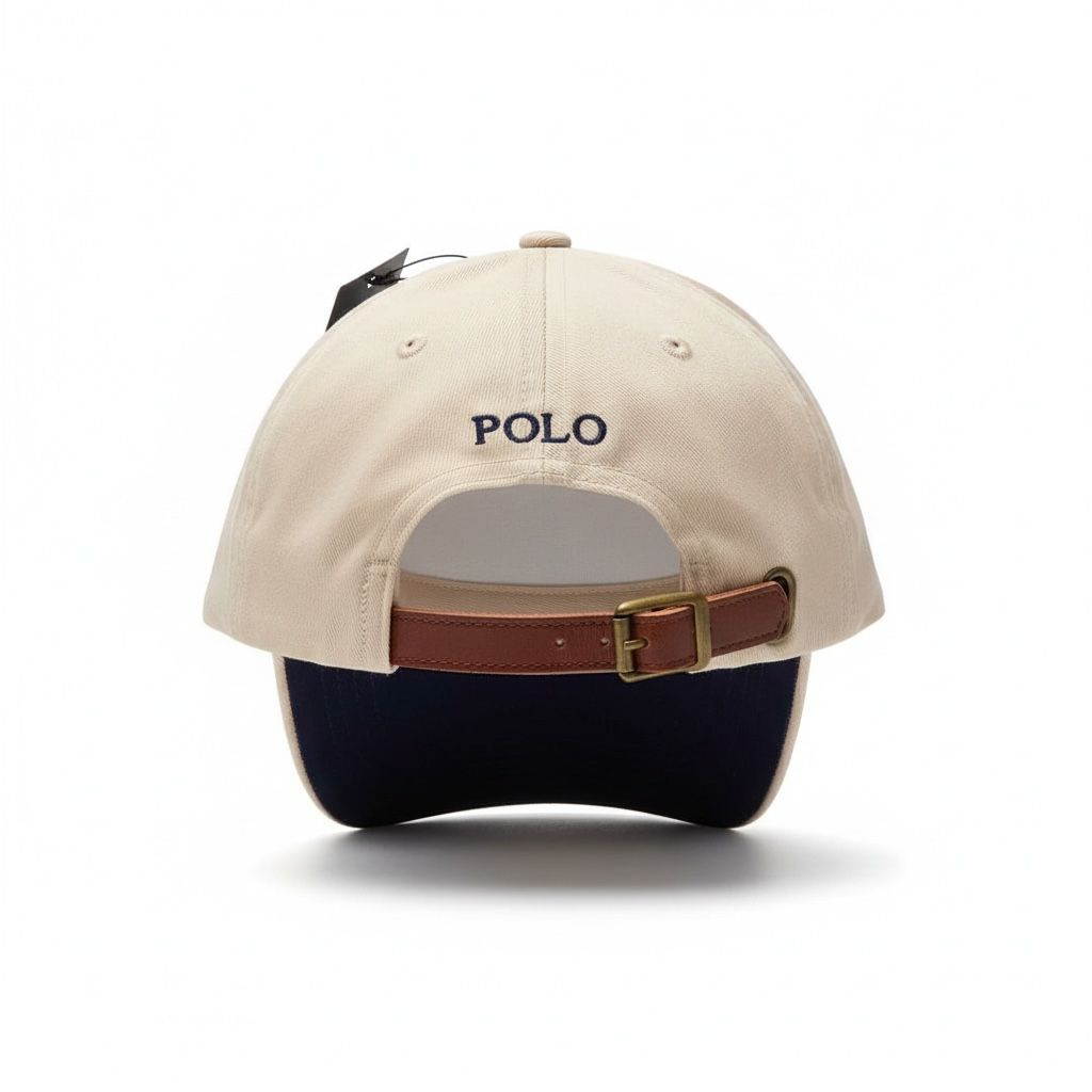 BONÉ POLO RALPH LAUREN FITA DE COURO