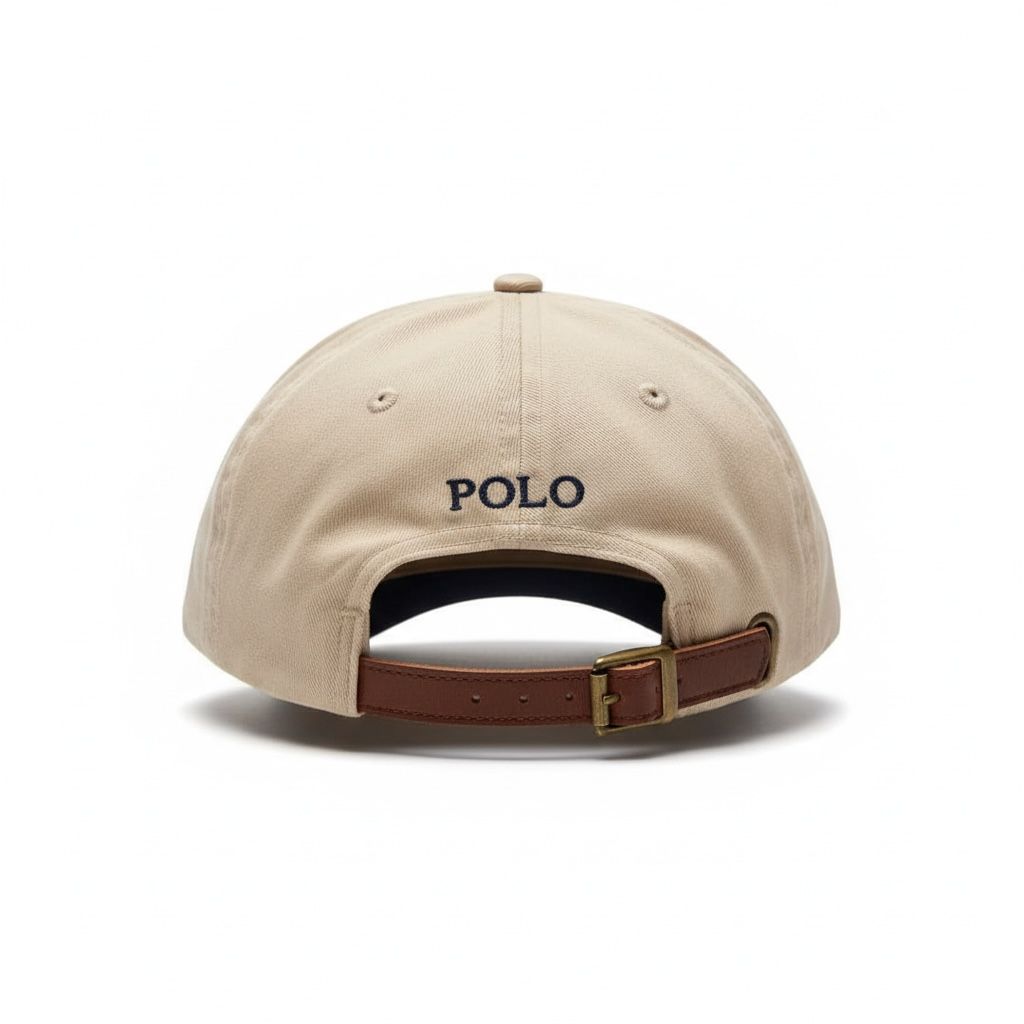 BONÉ POLO RALPH LAUREN FITA DE COURO