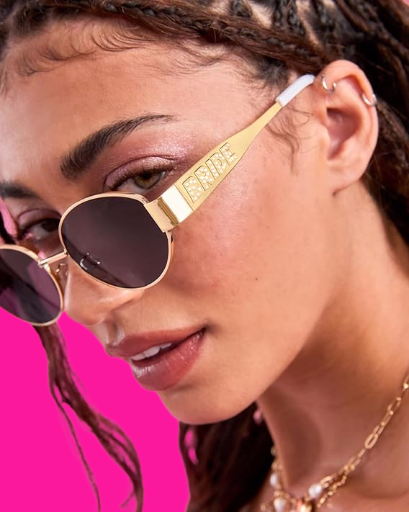 Gold Metal Bride Sunglasses