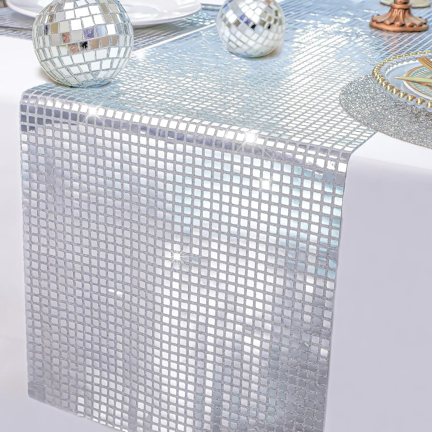 13 x 72 Inches Glitter Table Runner