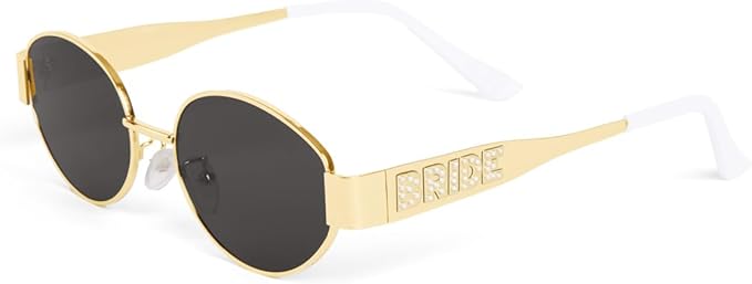 Gold Metal Bride Sunglasses