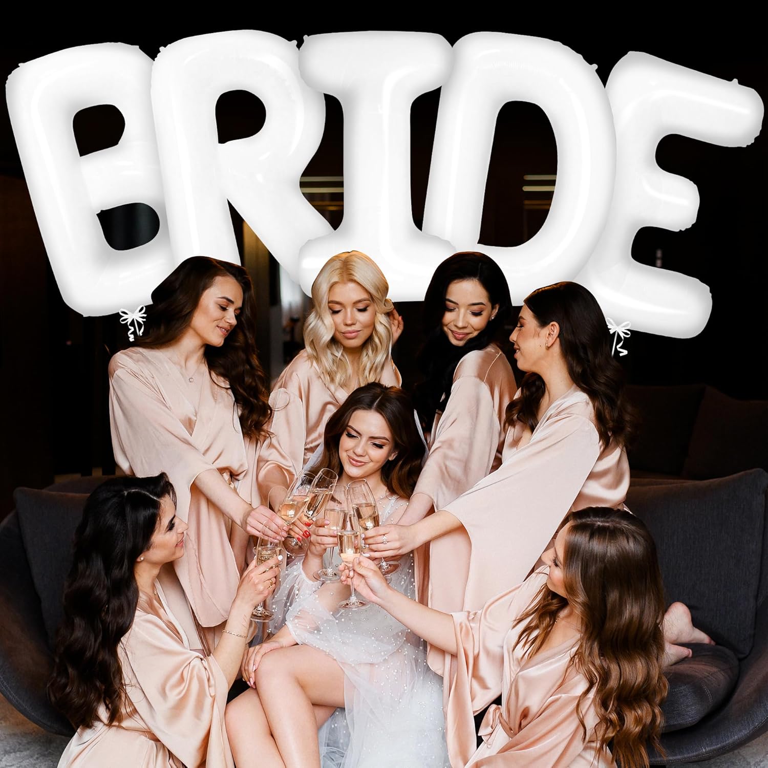 Giant Bride Balloons White