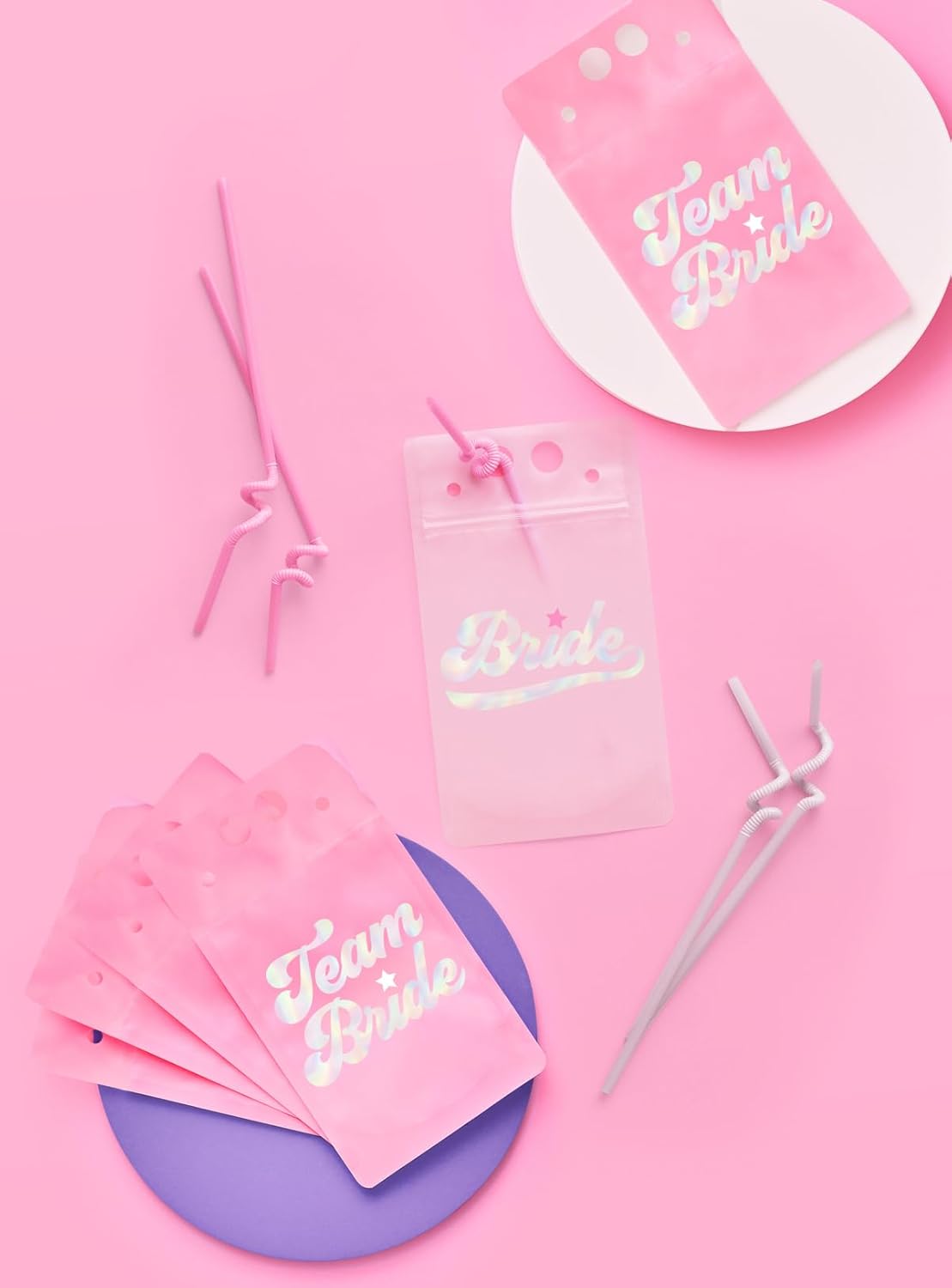 16 Bride & Team Bride Drink Pouches