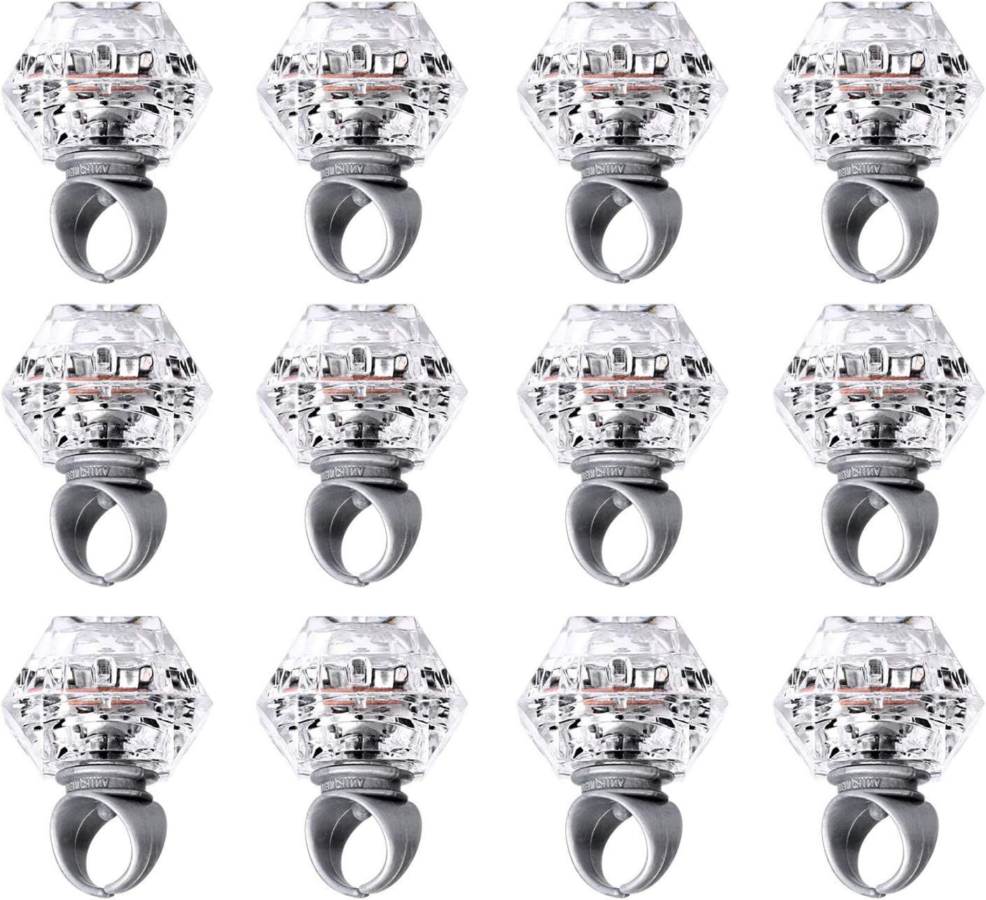13 Led Light up Rings Bachelorette Party