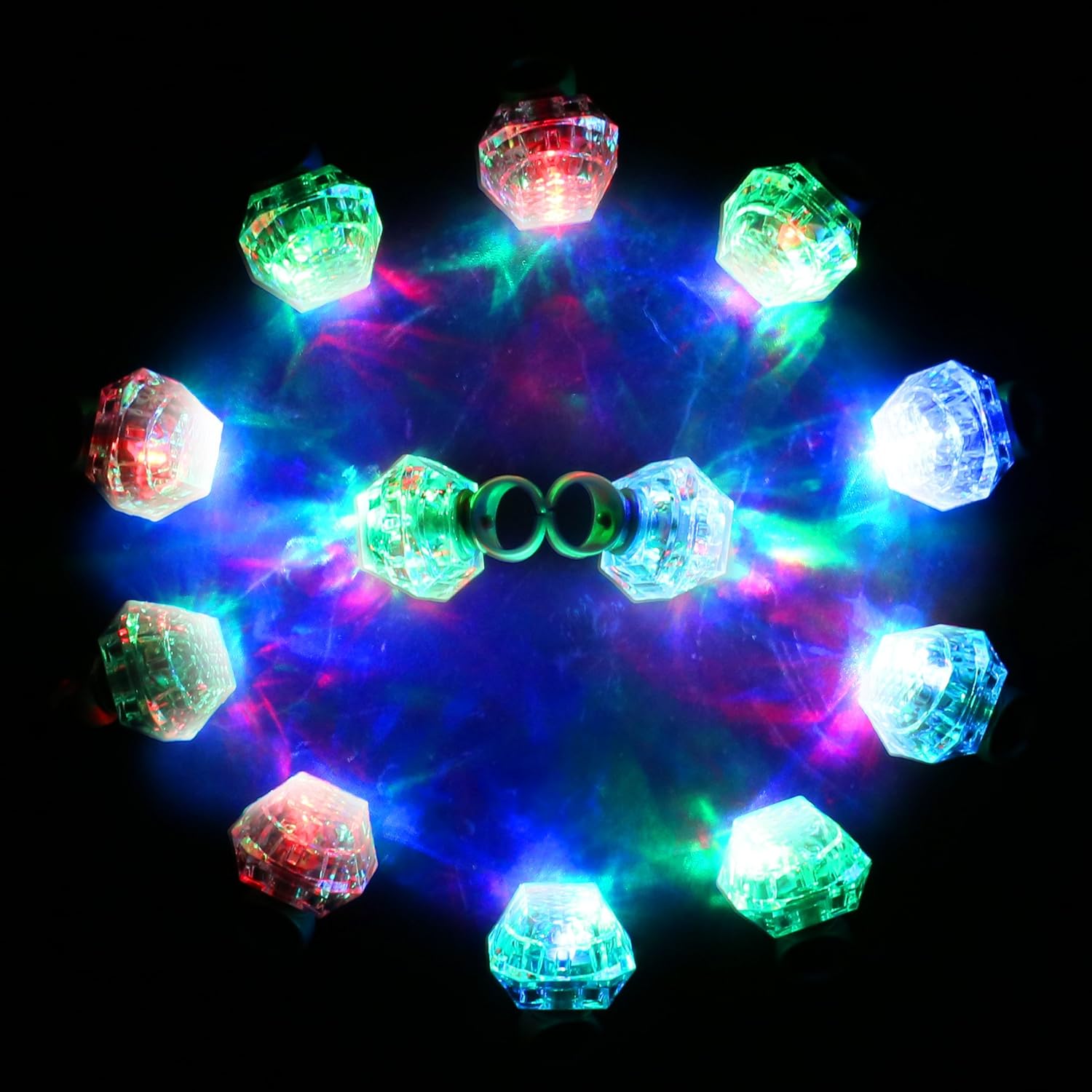 13 Led Light up Rings Bachelorette Party