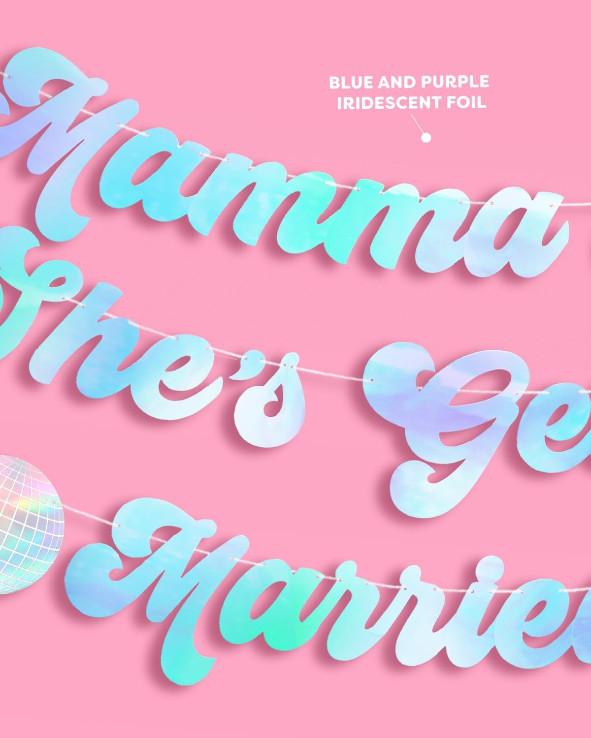 Mamma She's Getting Married Banner