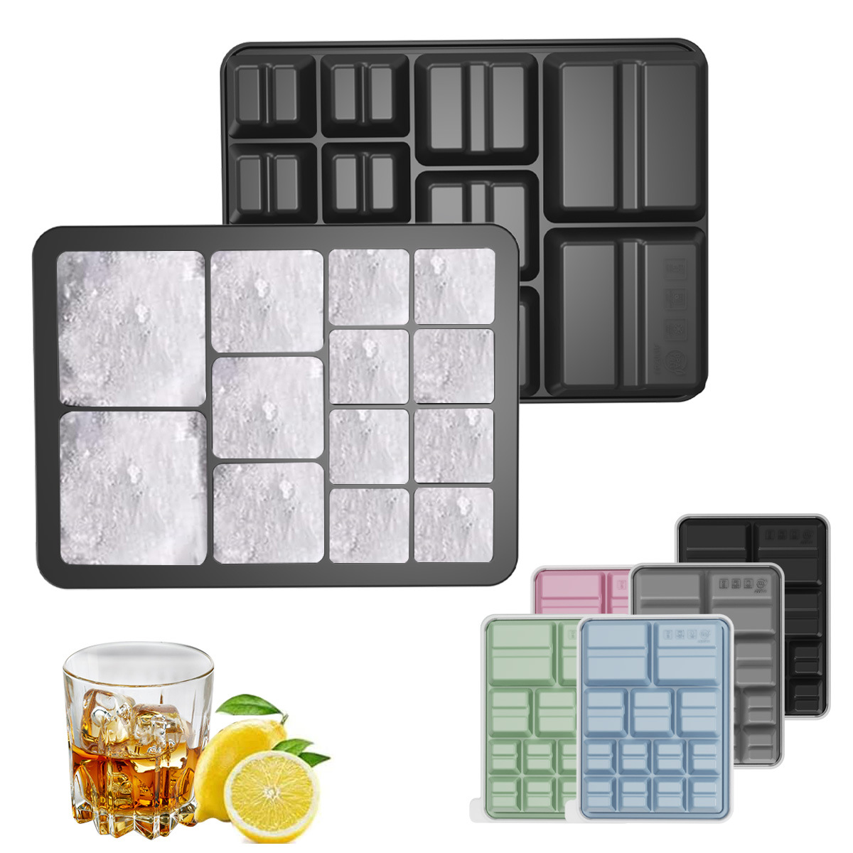 Chill in Style: Why the Multi-Size 13-Cavity Square Silicone Ice Cube Mold is the Ultimate Kitchen Upgrade