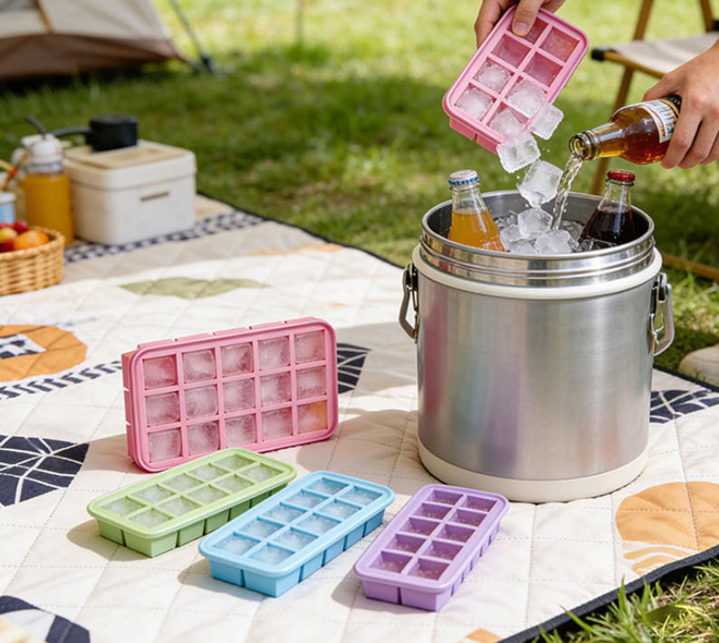 Customize Your Cool: The Ultimate Square Silicone Ice Mold for Modern Home Living