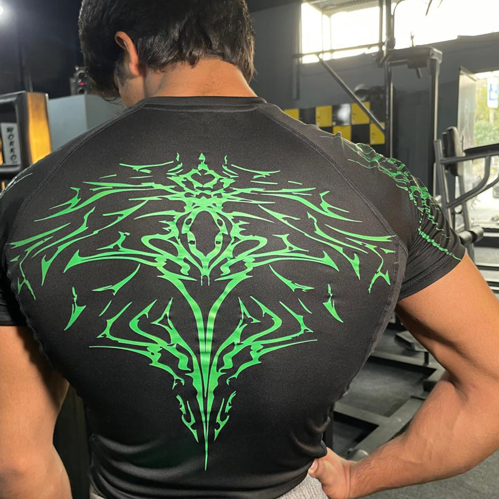 55 GREEN REIGN COMPRESSION SHIRT