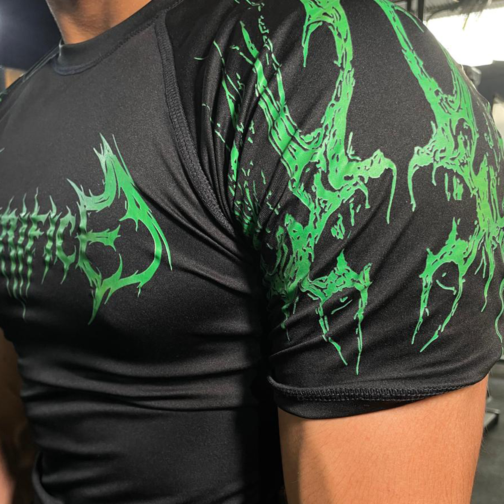 55 GREEN REIGN COMPRESSION SHIRT