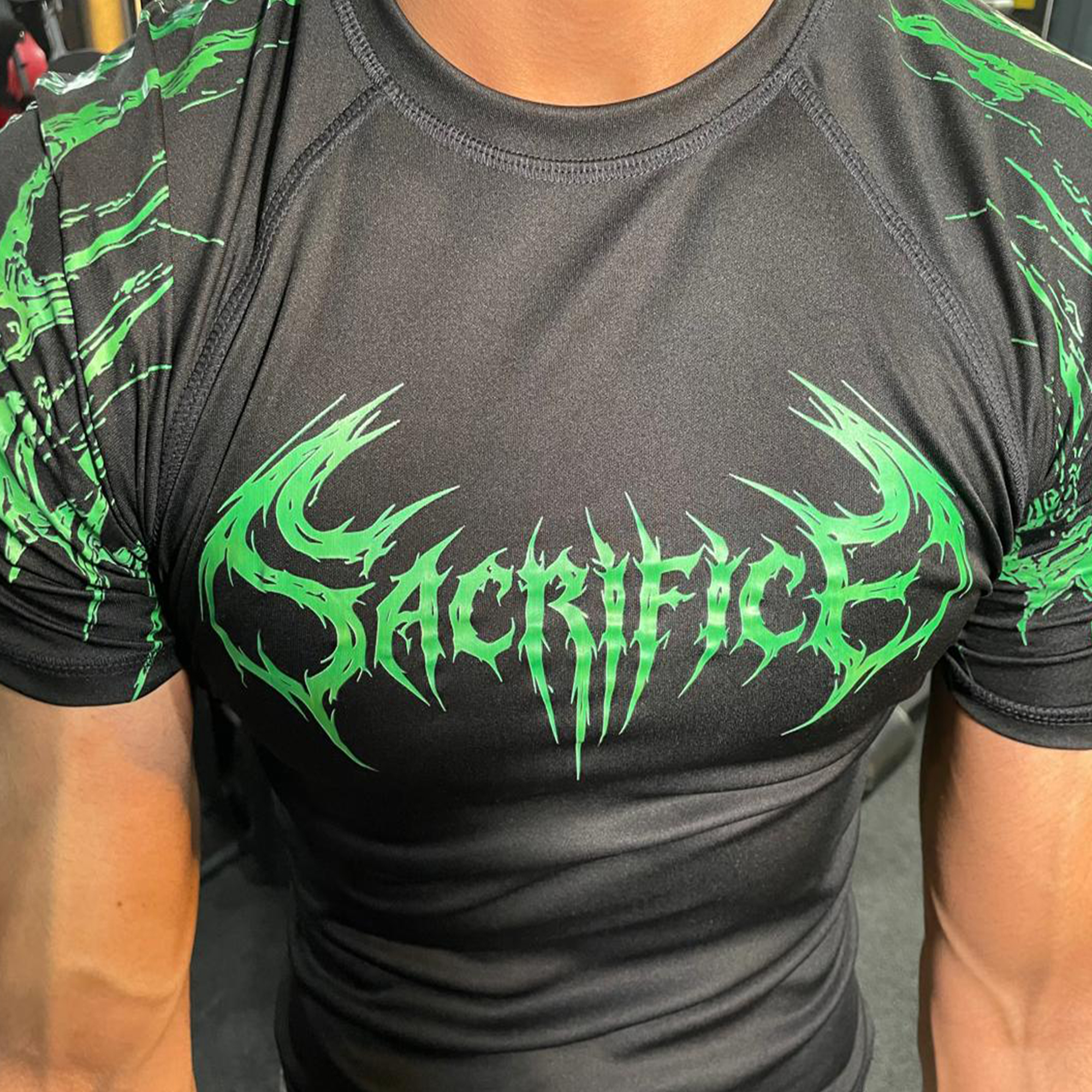 55 GREEN REIGN COMPRESSION SHIRT