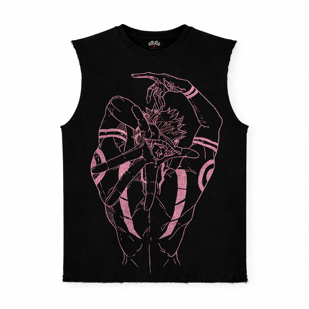 SUKUNA SLEEVELESS TEE  