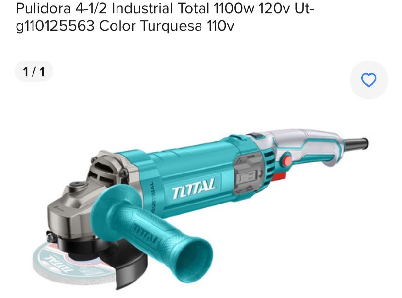 Pulidora Industrial 4-1/2" 1100W