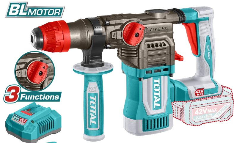 Rotomartillo Inalámbrico TOTAL 42V